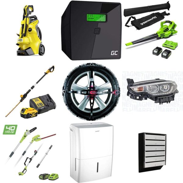 Camion 28 pallet misto tra arredocasa, illuminazione, ricambi auto, giardinaggio, attrezzatura 2700 pezzi circa tot. retail price €.58240 resi da marketplace - immagine 2
