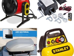 stock 16 pallet attrezzatura, ricambi auto e altro 550 referenze 681 pezzi totale retail €.49469