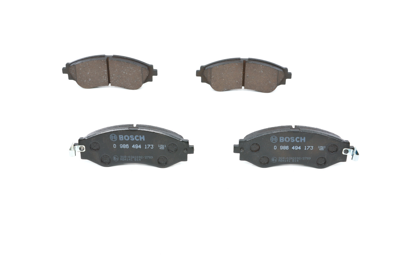 BOSCH 0 986 494 173 Kit pastiglie freni BP1084 OE 96 446 742 — OPEL / CHEVROLET / SAAB / VAUXHALL / HOLDEN