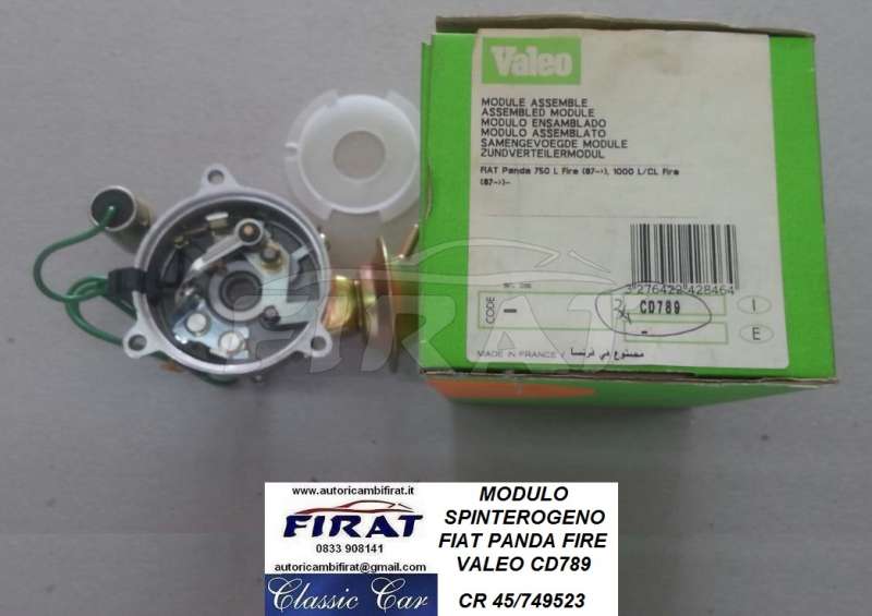 VALEO MODULO SPINTEROGENO ASEMBLATO 242846 FIAT PANDA 750 L FIRE 1987>