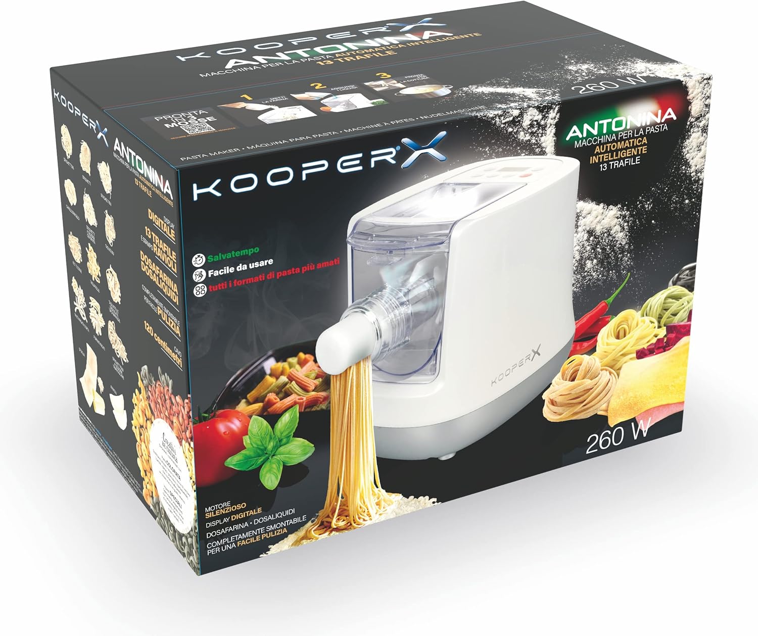 Macchina per la pasta elettrica kooper antonina