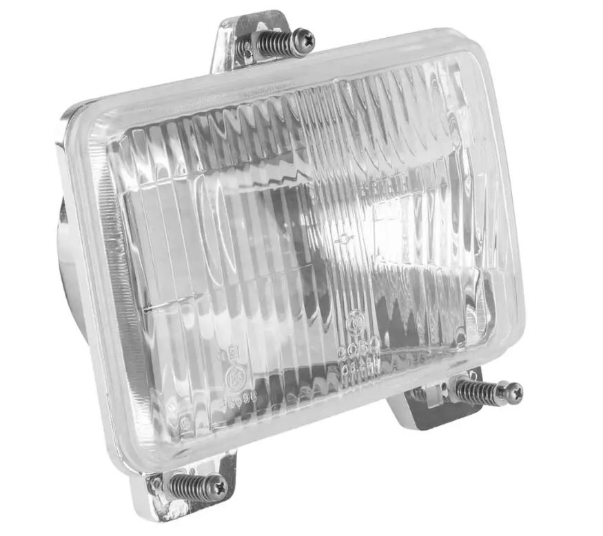 COBO | Inserto faro | 179x120,5 mm| con 3 viti di fissaggio e tappo di protezione dall'acqua | adatto per Massey Ferguson | Numero originale 05.291.000.01