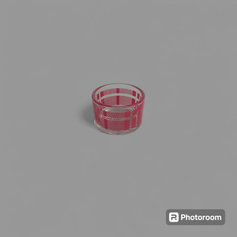 ciotolina box 3 coppetta set 3 t light tartan rosso d5 h3cm linea egizia