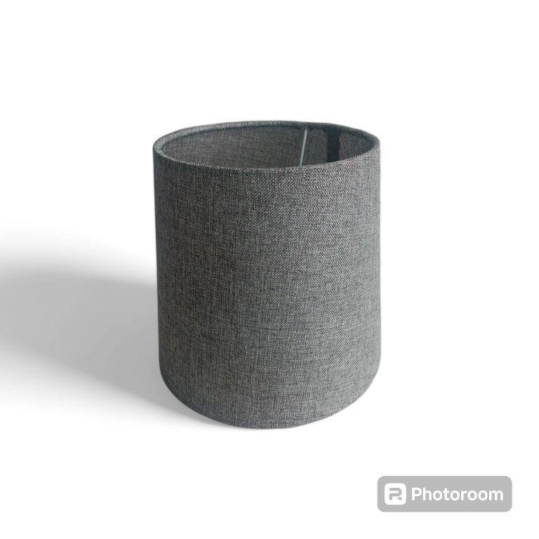 lucernaio stoffa grigio d19 h22cm