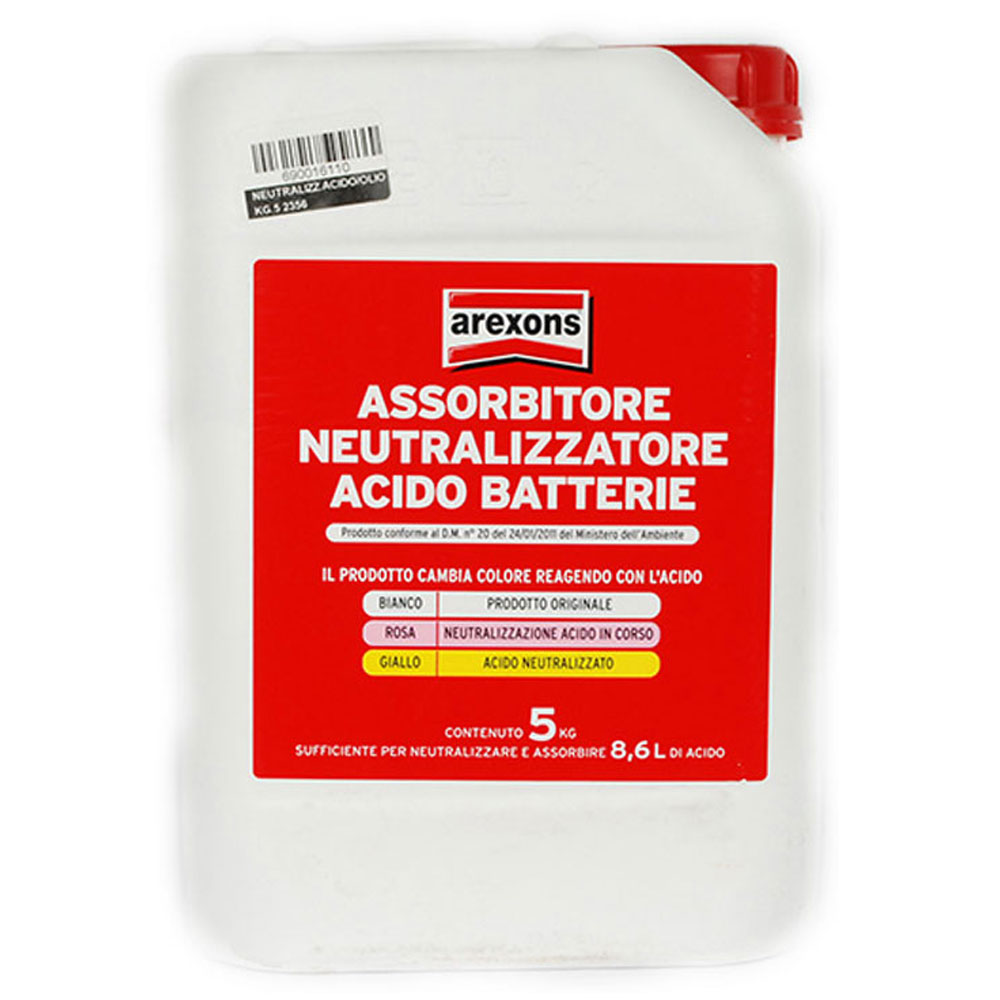 Assorbitore neutralizzante acido batterie 5kg