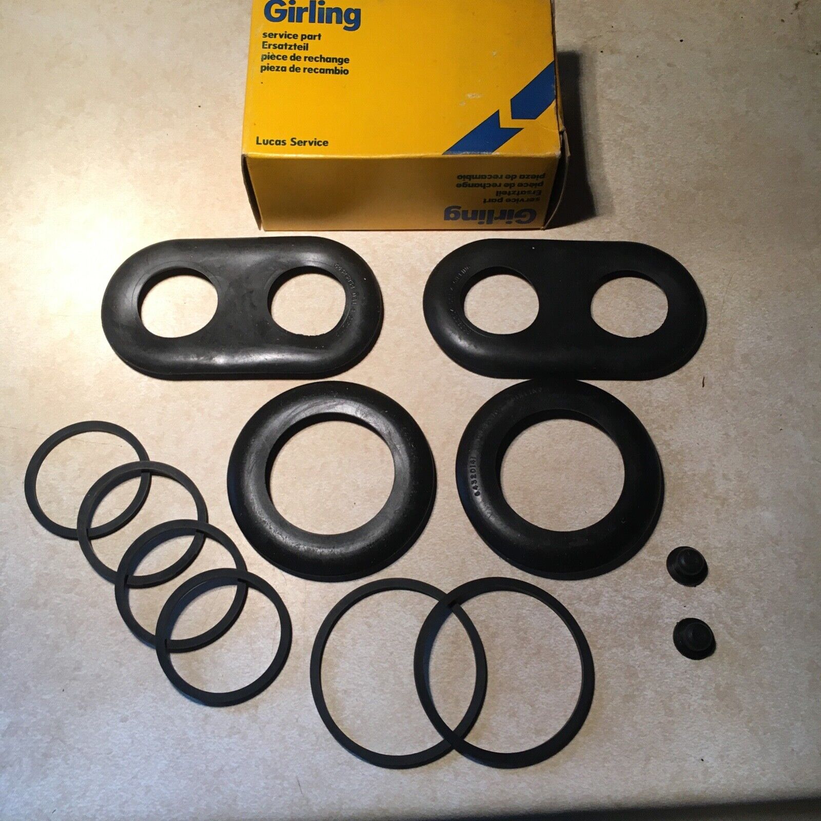 Girling SP 2517 Front Caliper Kit for Jaguar XKE, Volvo 122, 1800 & Alfa Guilia