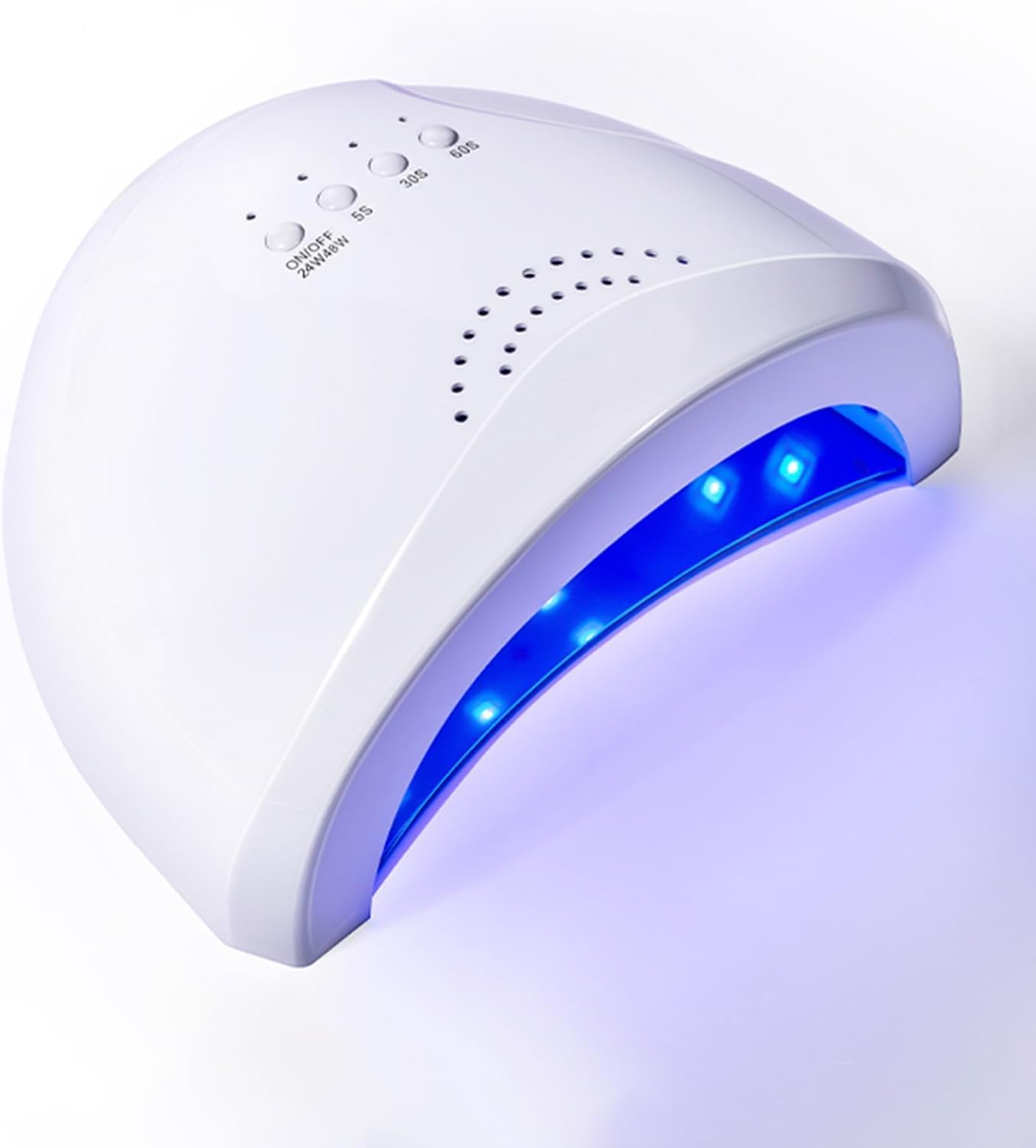 Lampada UV LED Unghie 48W per Ricostruzione Unghie, Fornetto Unghie Semipermanente o Gel Unghie, Portatile con Tecnologia di Asciugatura Avanzata