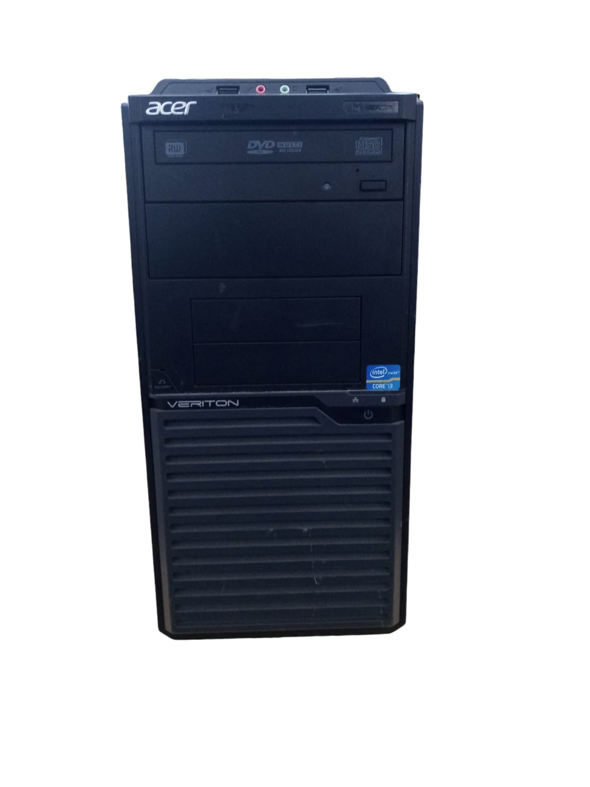 Acer Veriton intel I3 3240, 6 usb 2, dvi+vga+lettore schede 2GB RAM DDR 3 128GB SSD,  DVD+RW RICONDIZIONATO