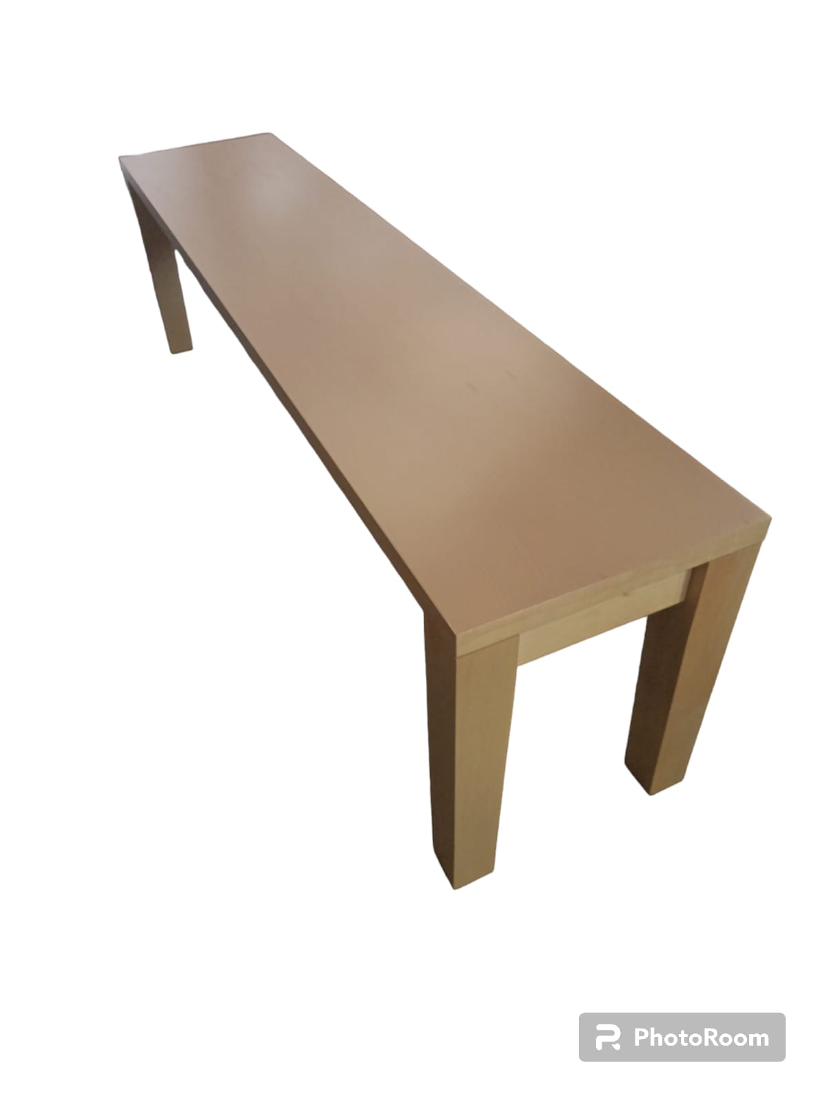 panca in legno massiccio faggio 160x35x45