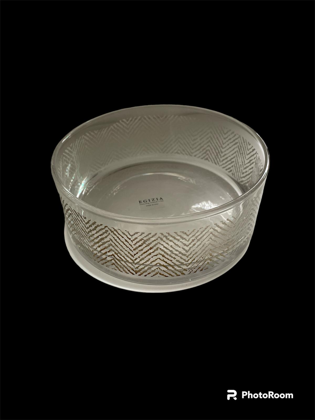 vuotatasche ring spigato argento linea egizia filo d'oro