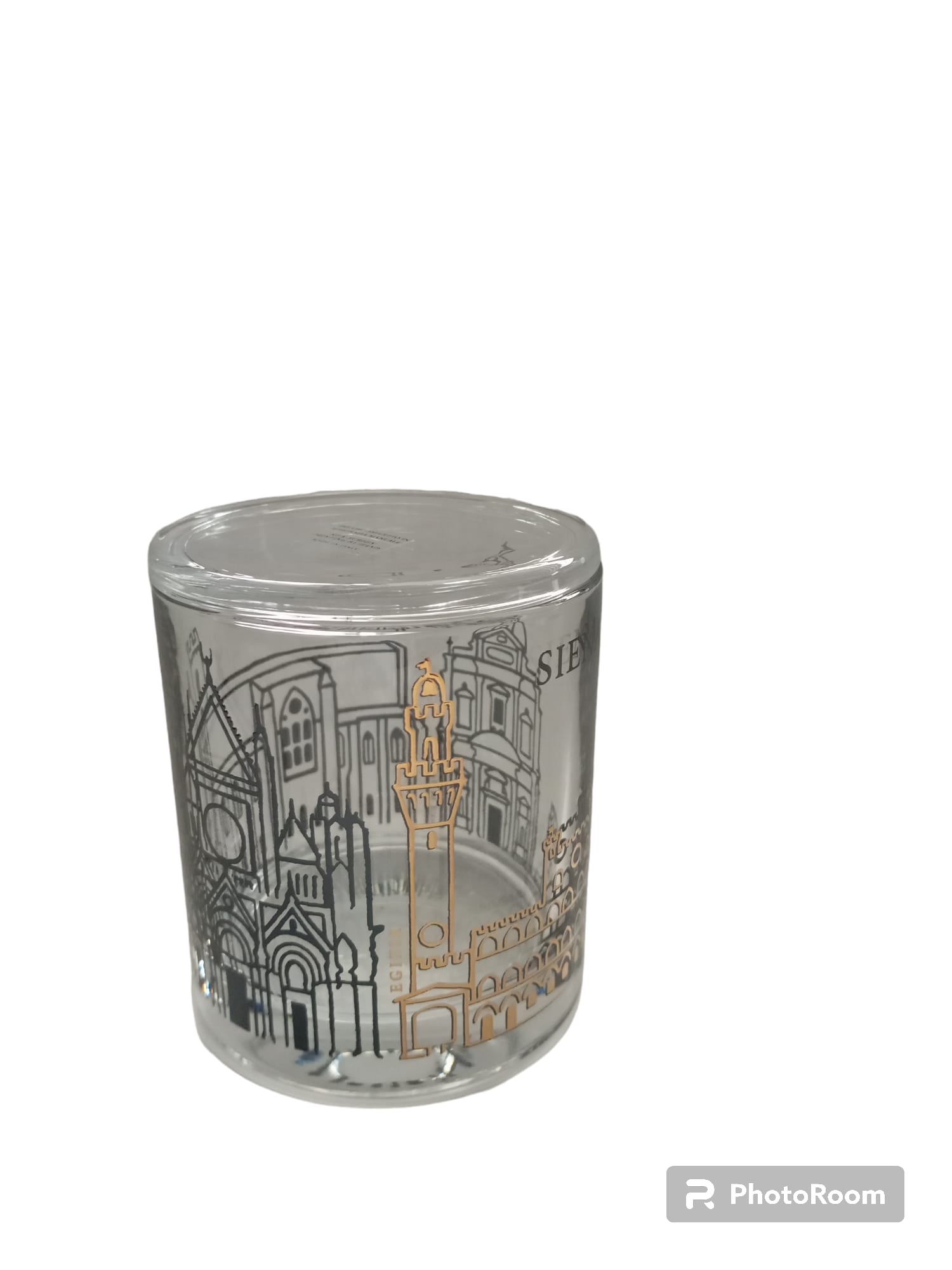 scatola gioia porta gioie skyline siena con copercho linea egizia filo d'oro