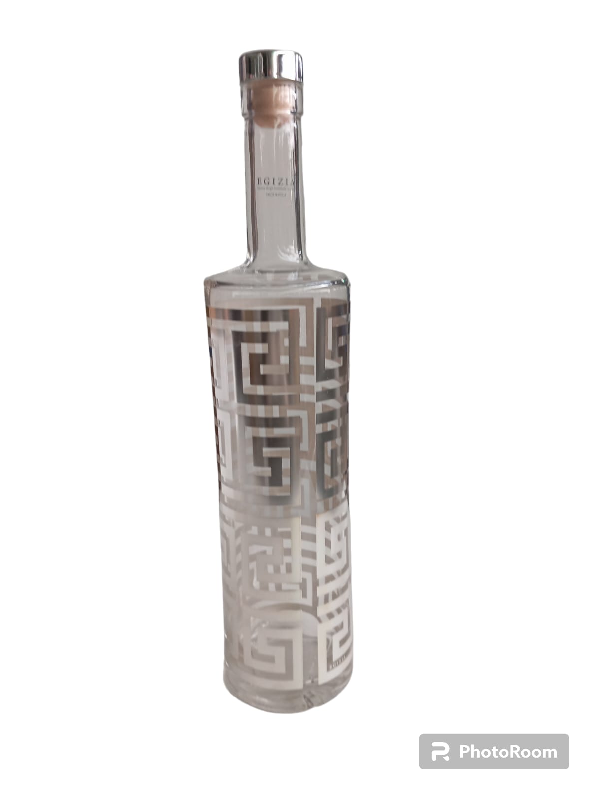 bottiglia meandro silver linea egizia filo d'oro