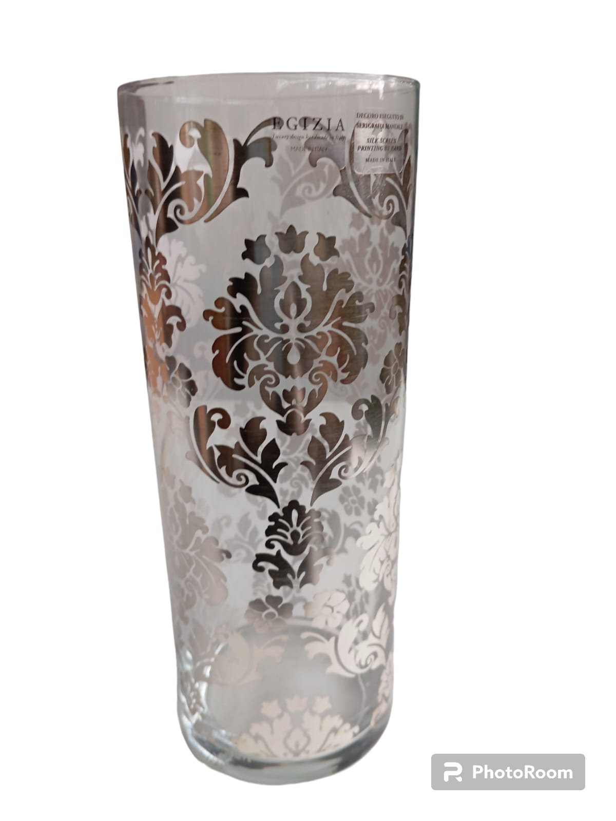 vaso h23 trianon lc linea egizia filo d'oro