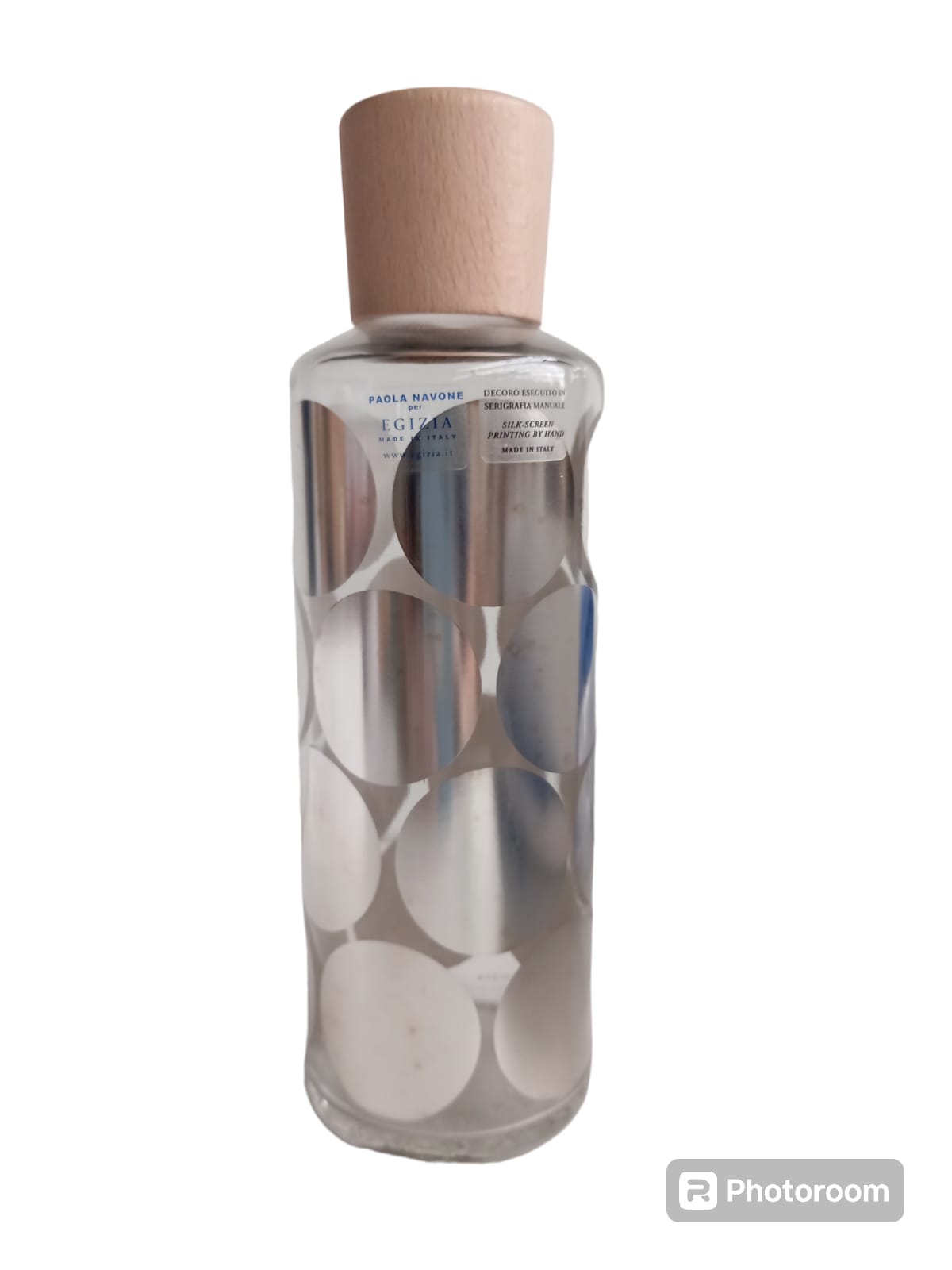 diffusore ke 50 punto argento no fragranza d6.5 h23cm linea egizia filo d'oro