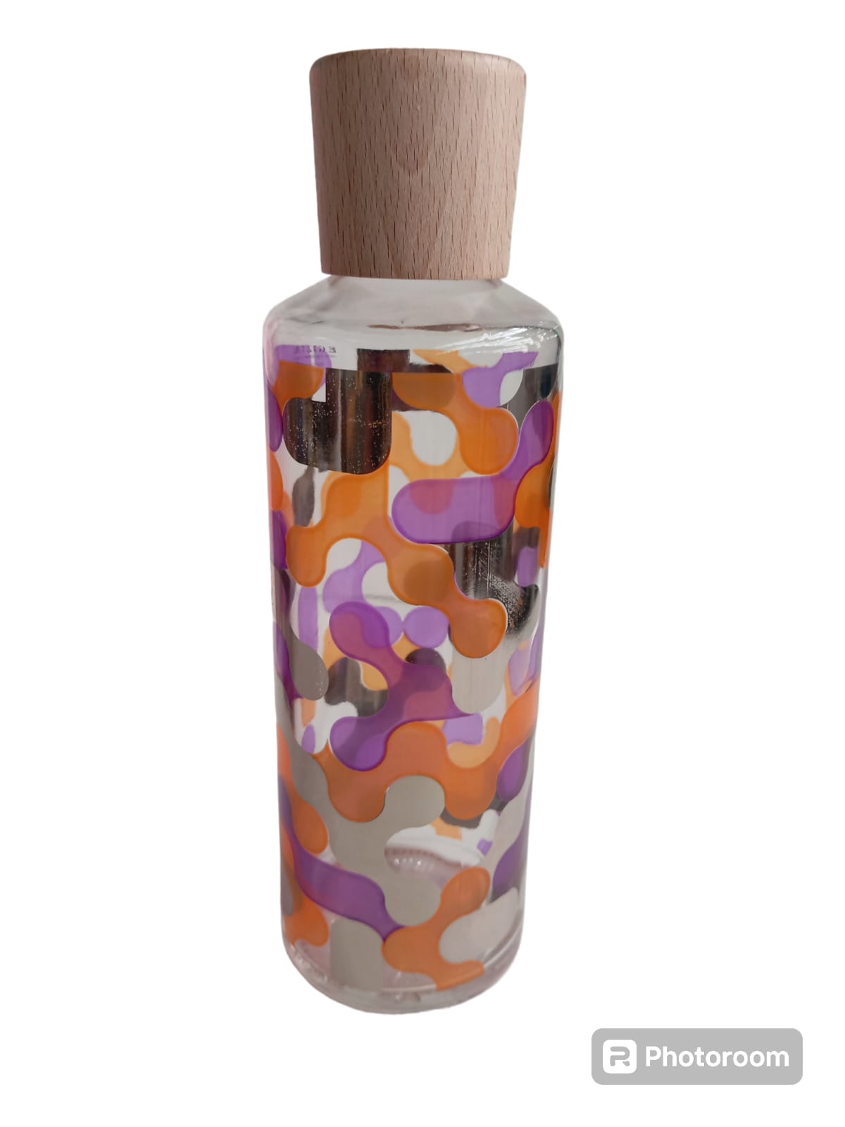 diffusore karim rashid macchie arancione viola argento d6.6 h22.5cm linea egizia