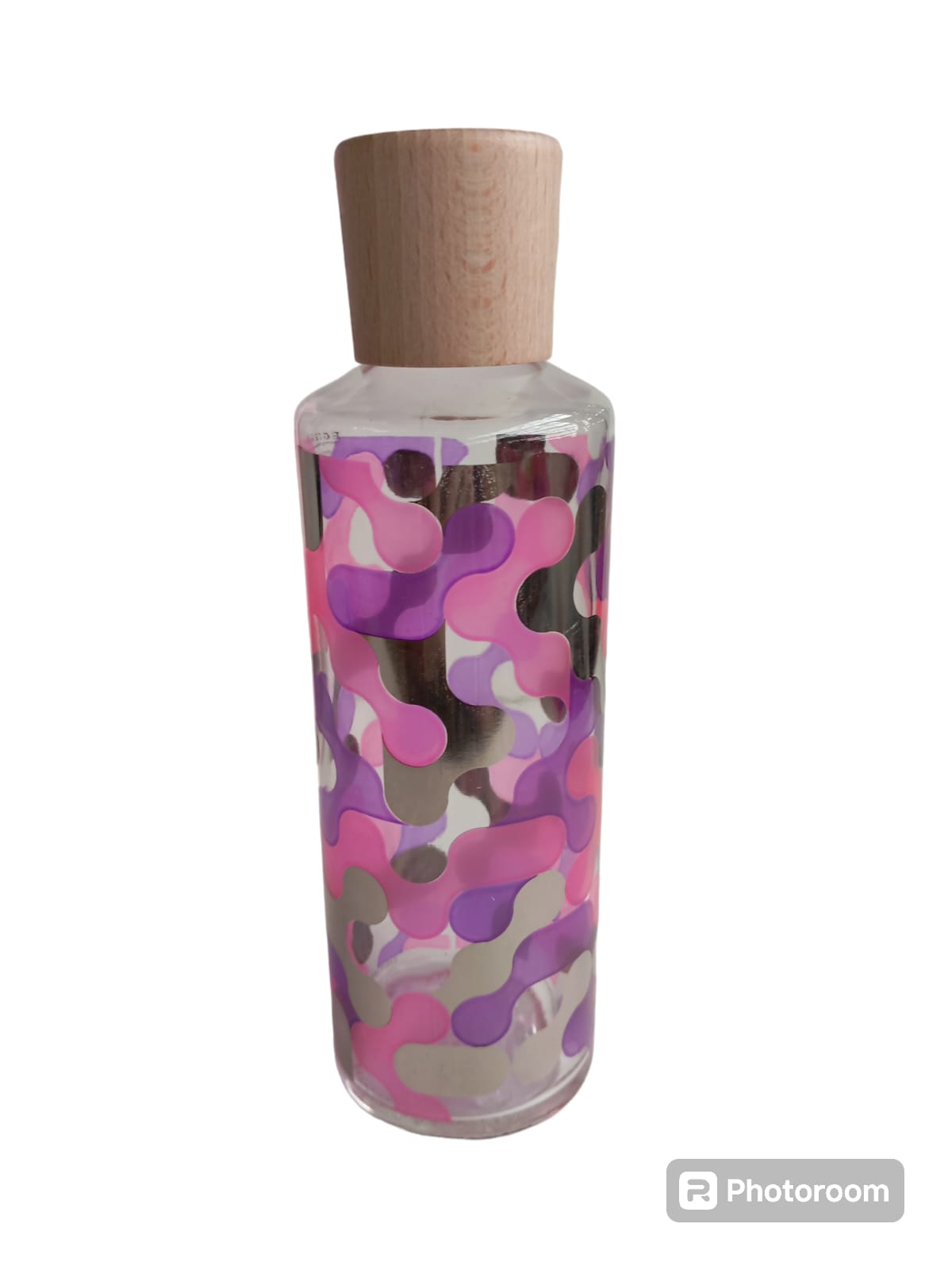 diffusore karim rashid macchie rosa viola argento d6.6 h22.5cm linea egizia