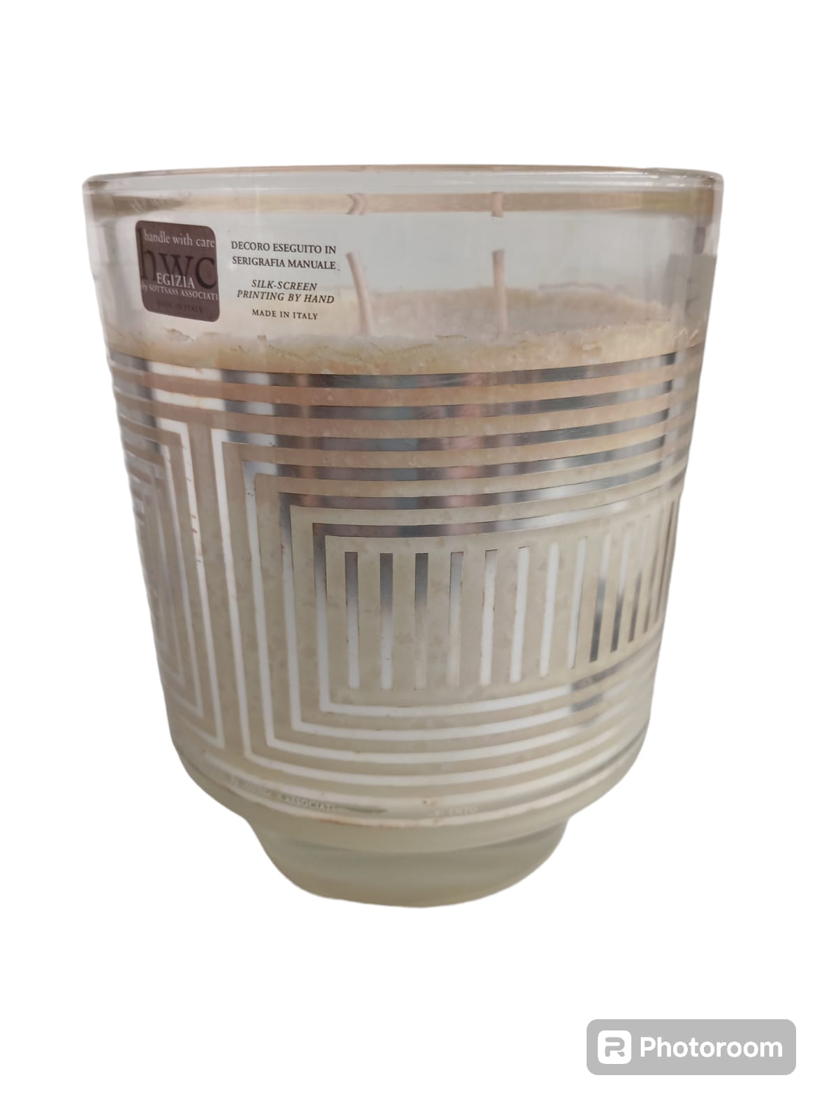 candela bougie maxi labirinto d14 h17cm linea egizia