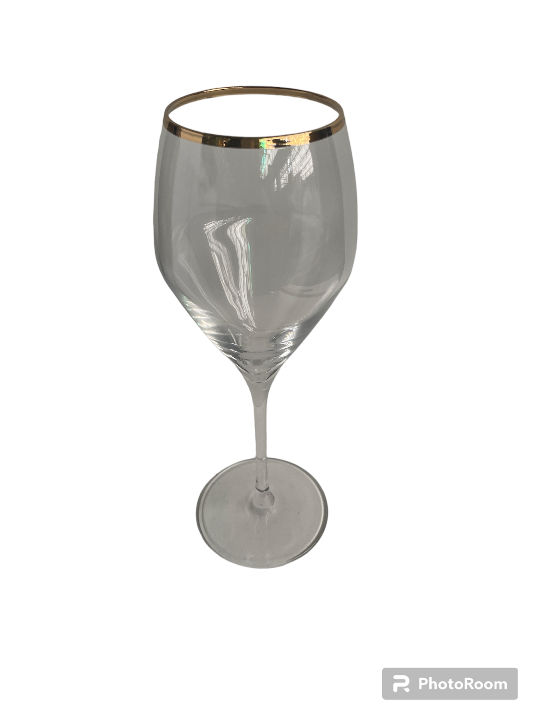 bicchieri box 6 calici bollicine filo d'oro d6 h23m linea egizia