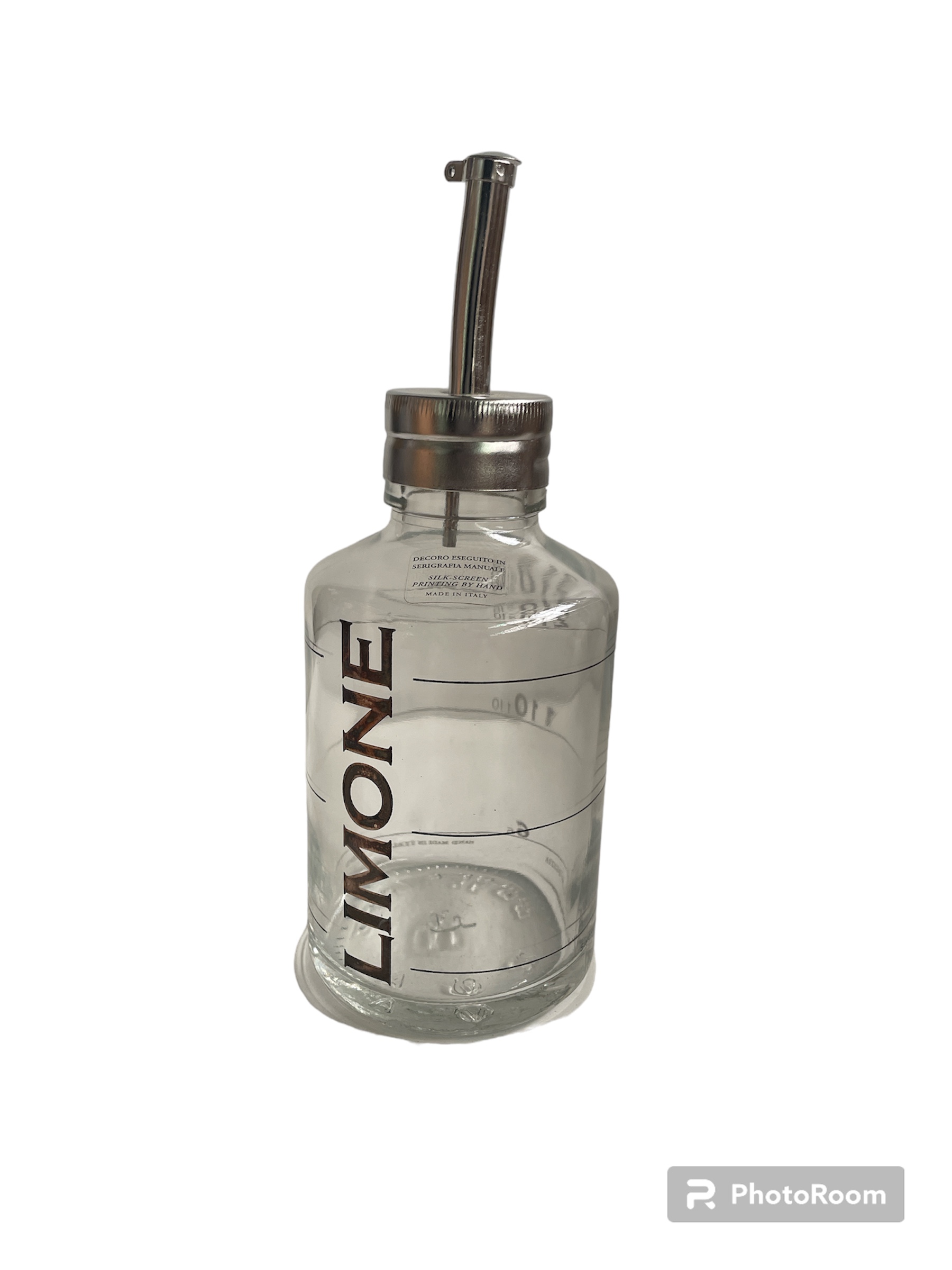 bottiglia porta succo limone c/beccuccio ke 25 h18cm linea egizia