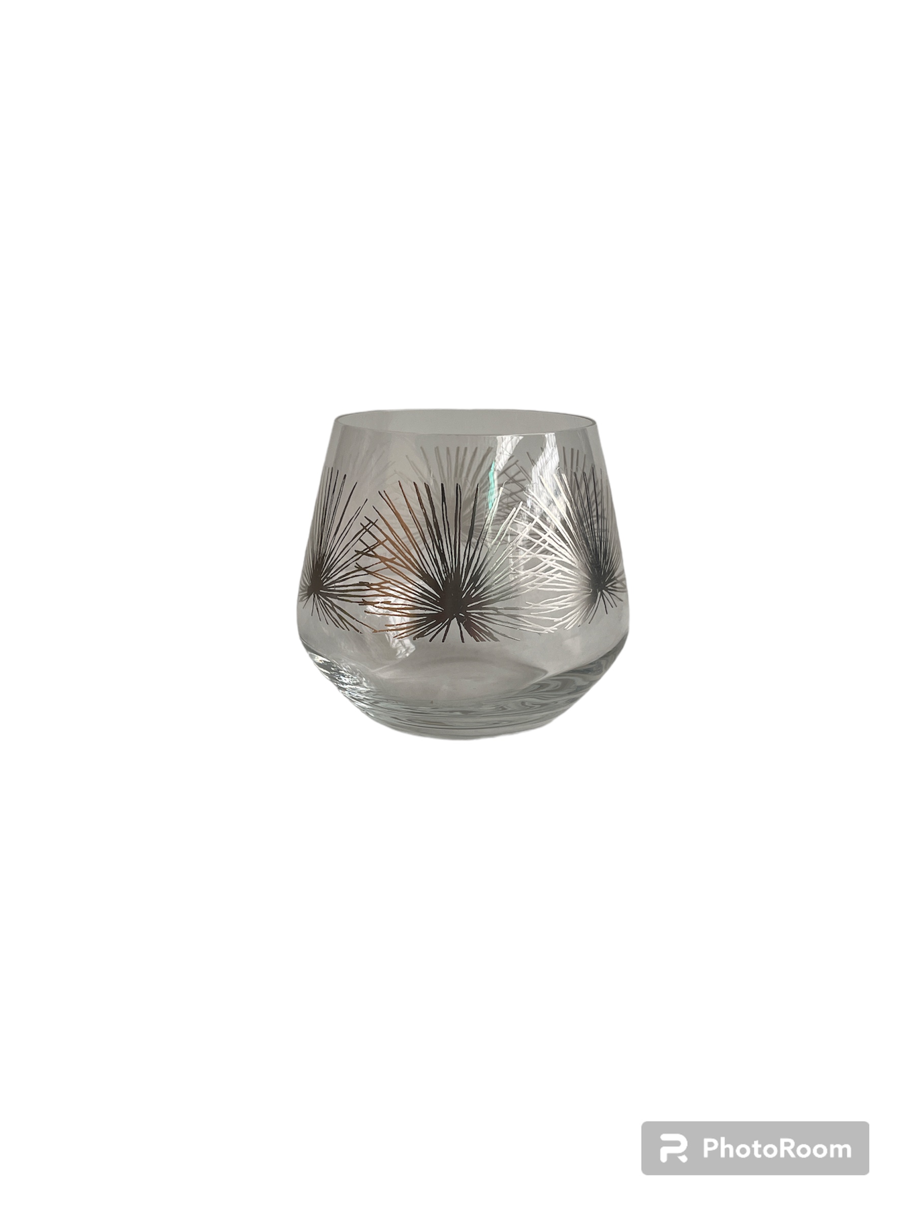 bicchieri set 2 pz dypsis argento d7.5 h9cm linea egizia