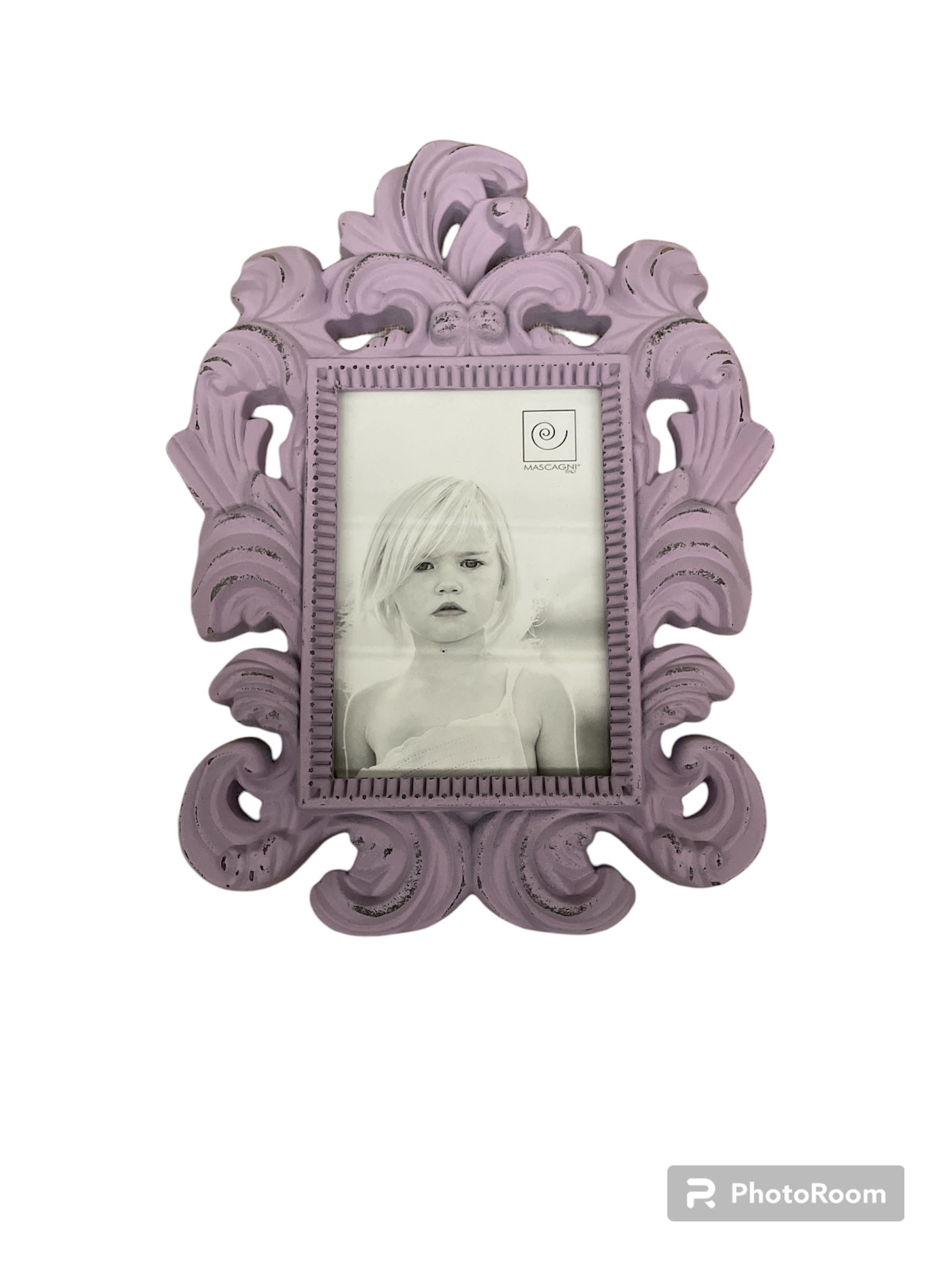 quadretto portafoto 14x10 cornice color lilla