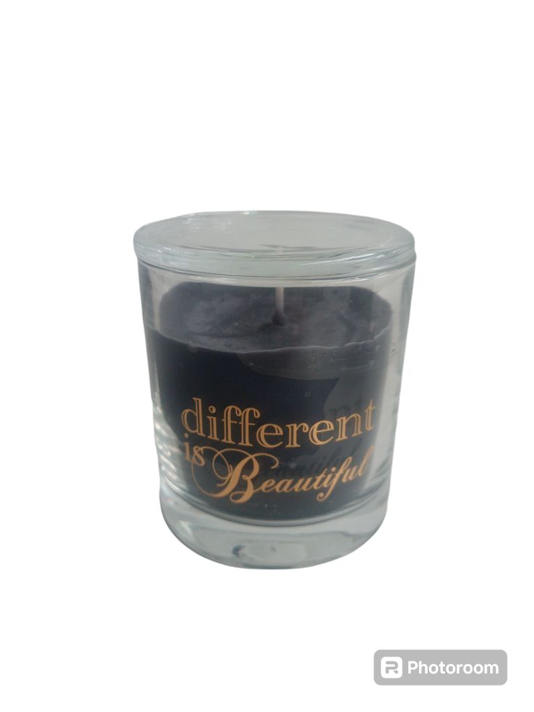 candela bougie c/coperchio different patchouli d8.5 h9cm linea egizia