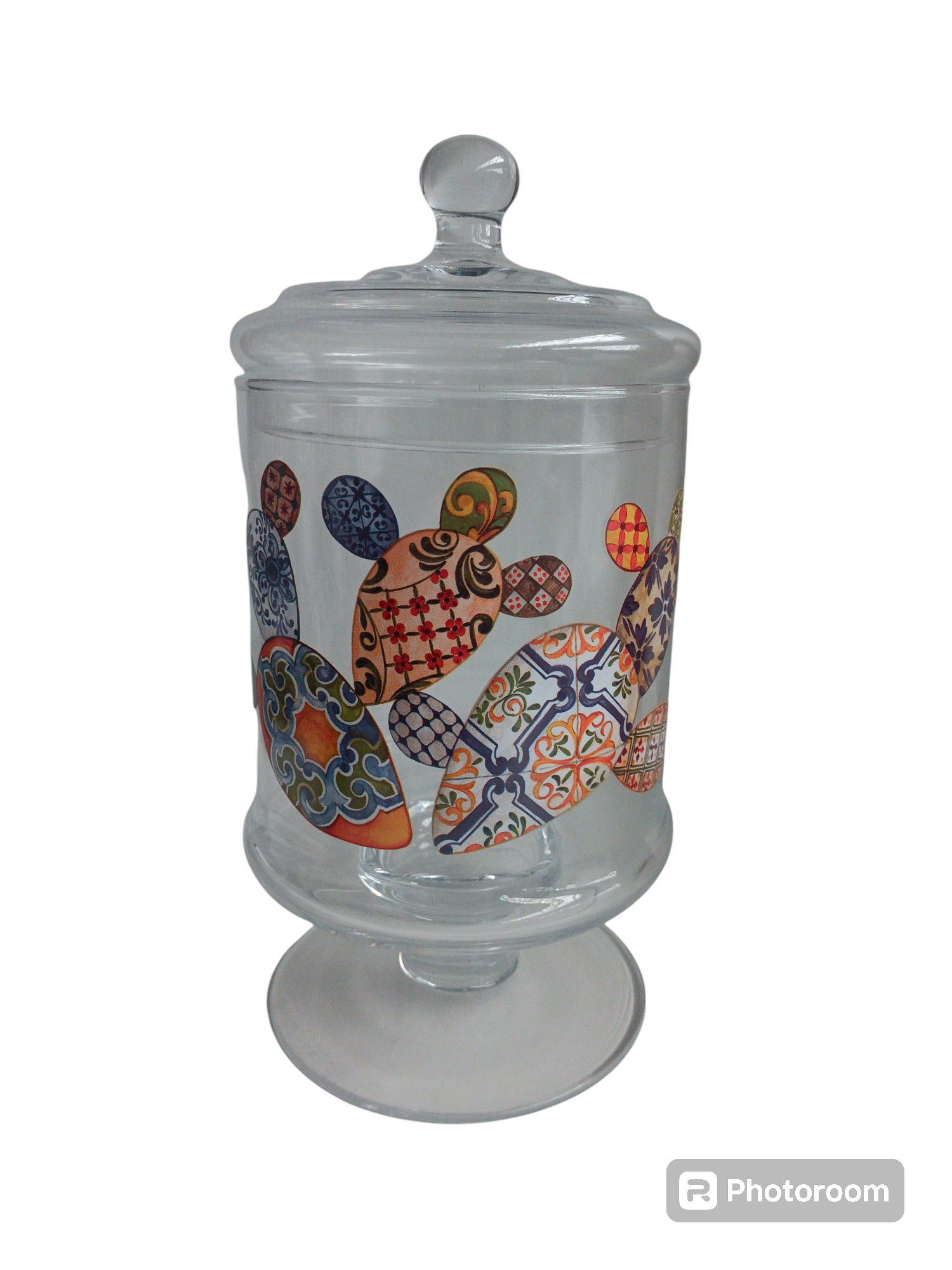 barattolo basso d13.5 h22cm sisily fichi d'india linea egizia