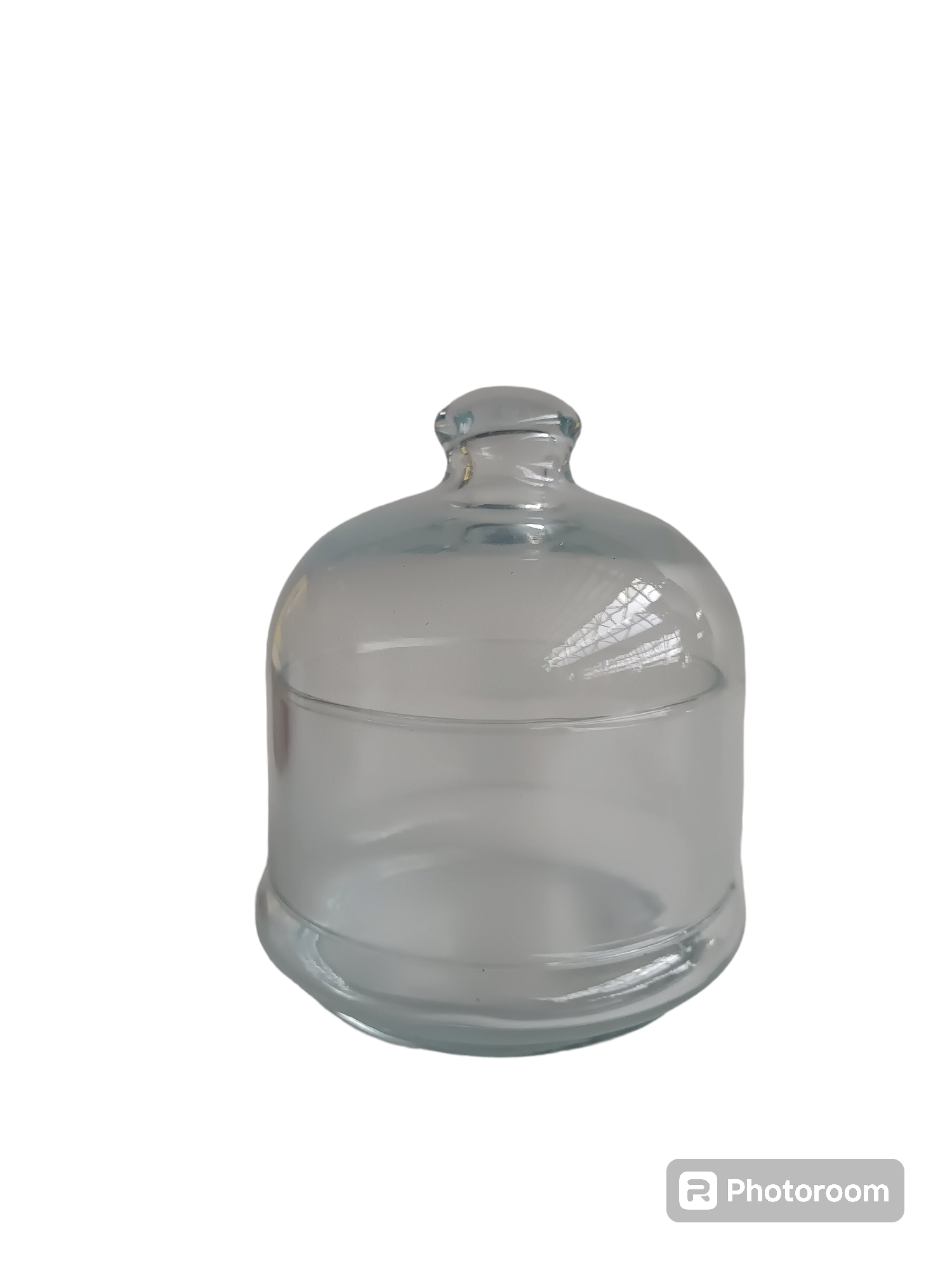 barattolo vetro c/coperchio cupola d7.5 h10cm