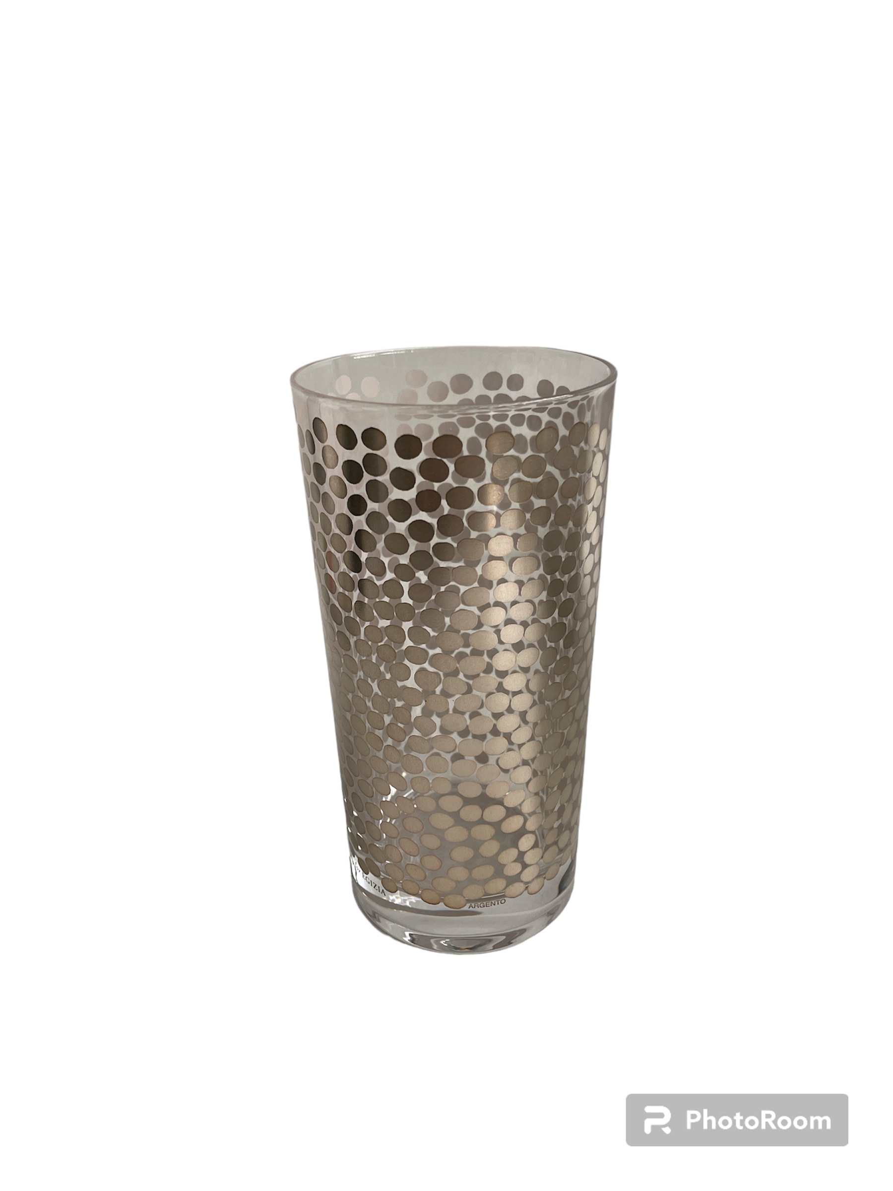 bicchieri hb box 2pz dotto argento d7 h14.5cm linea egizia