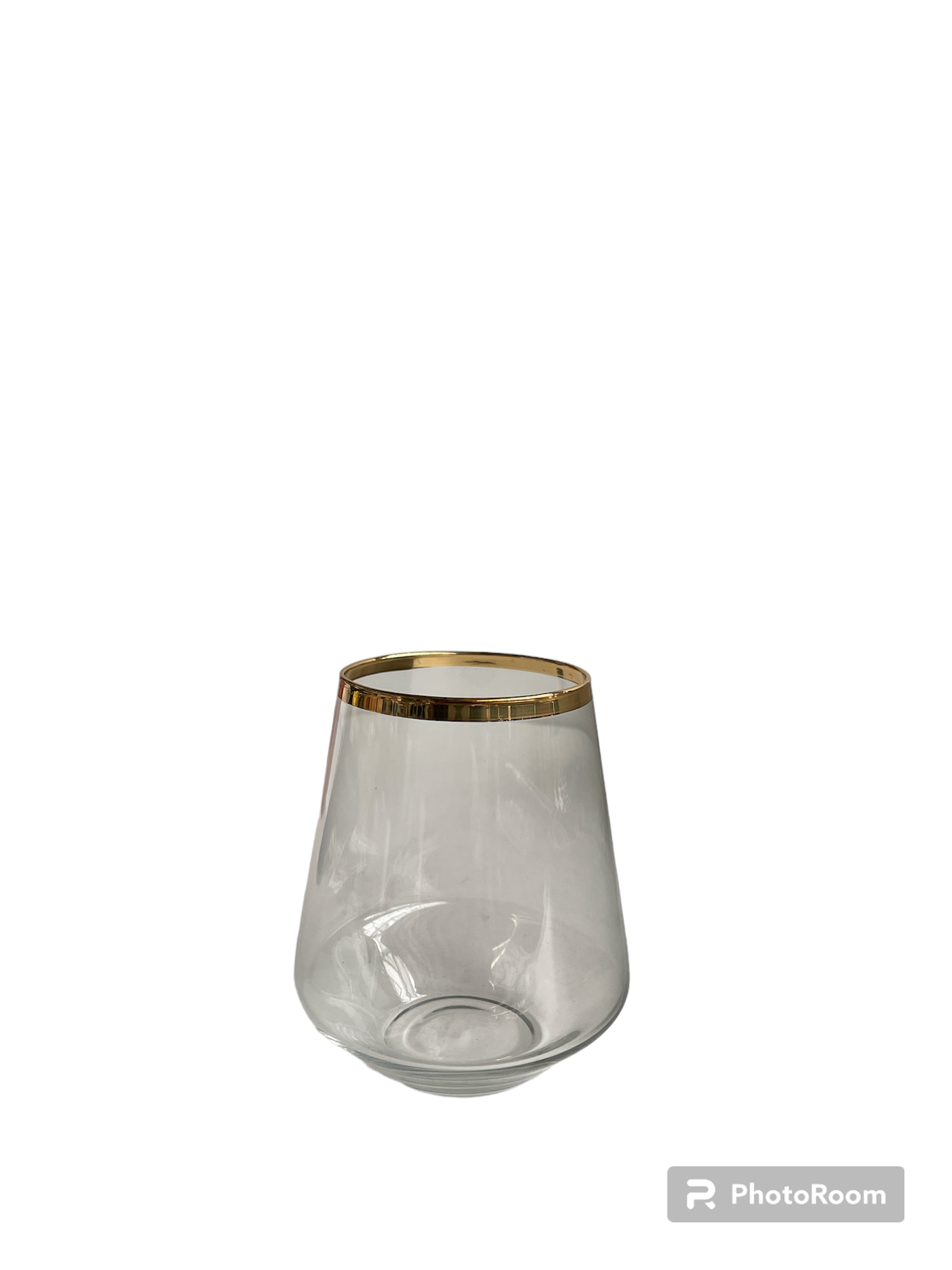 bicchieri box 6pz acqua filo d'oro d6.5 h10cm linea egizia