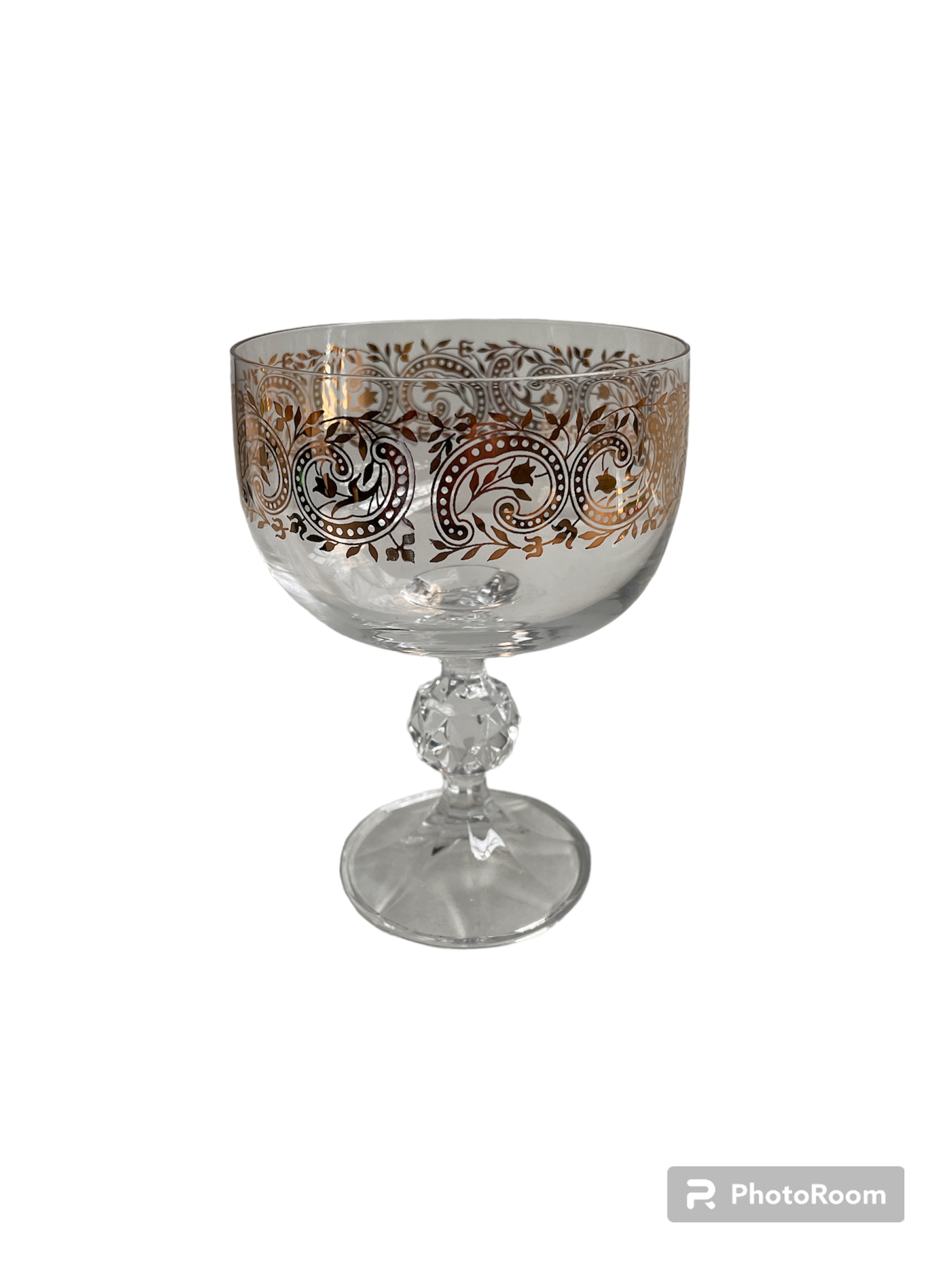 bicchieri box 6pz calici champagne romantic d9 h12.5cm linea egizia