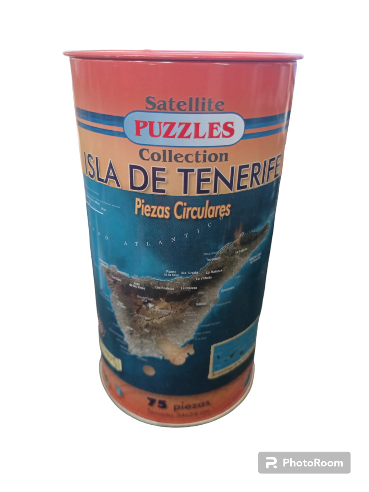 Puzzle salvadanaio isola delle Tenerife cartina geografica 75pz 24x34cm