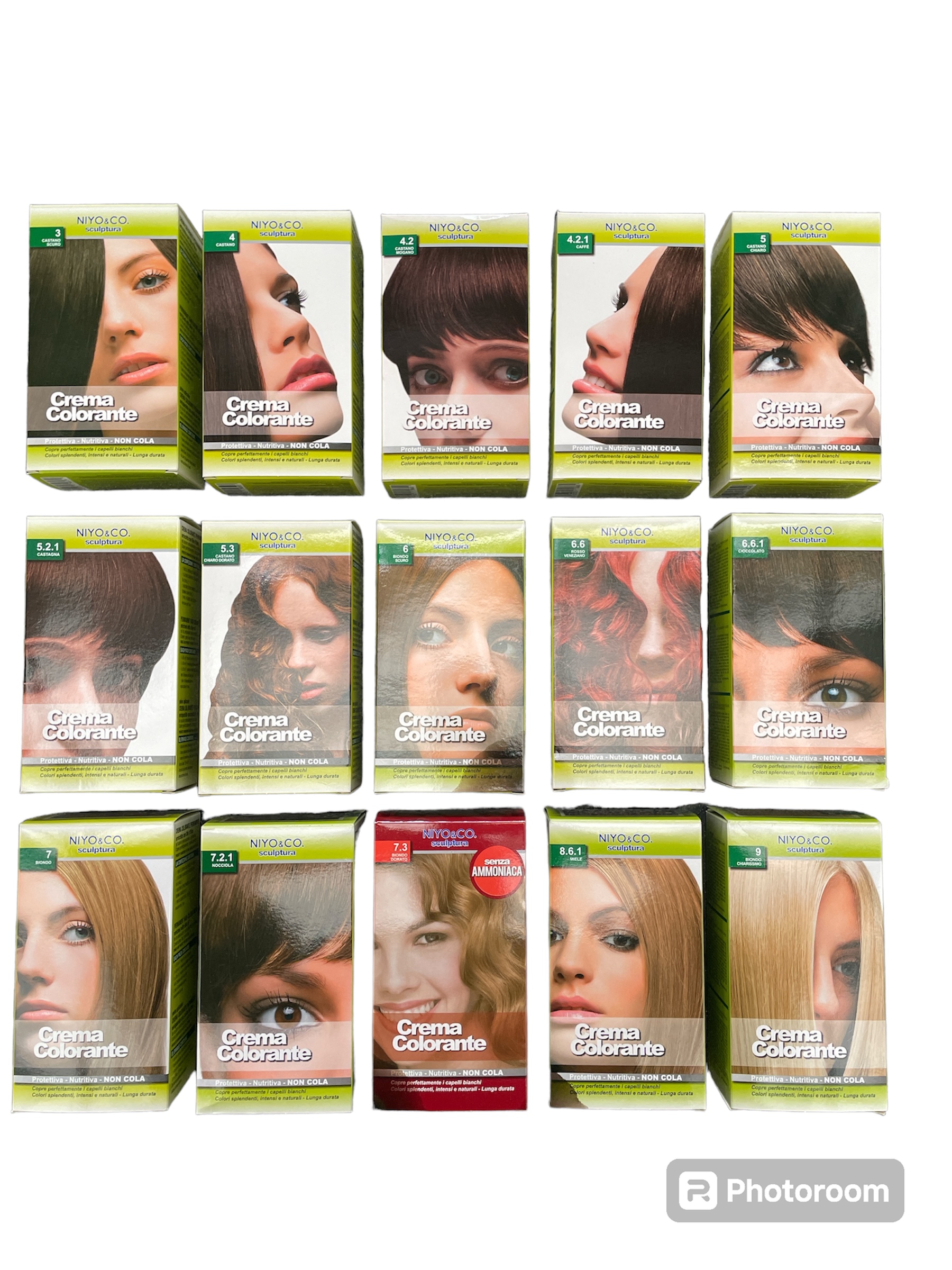 CREMA COLORANTE CAPELLI NIYO&CO SCULPTURA DIVERSE COLORAZIONI