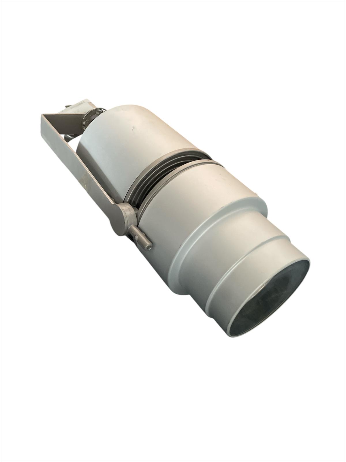 FARETTO INDUSTRIALE METALLO GRIGIO 30cm / D12cm