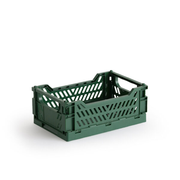 cassette verdi pieghevoli 40x30x15 (usate in ottime condizioni)
