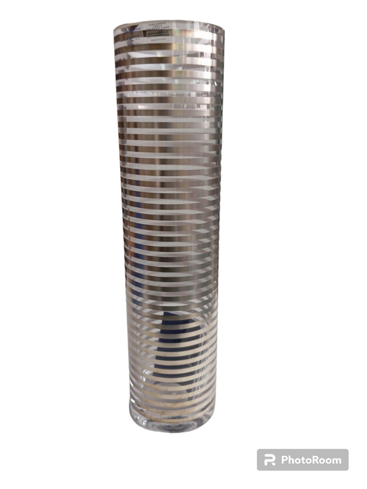 vaso l1 tratto argento linea egizia filo d'oro