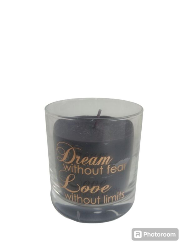 candela bouge dream & love patchouli d8.5 h9cm linea egizia