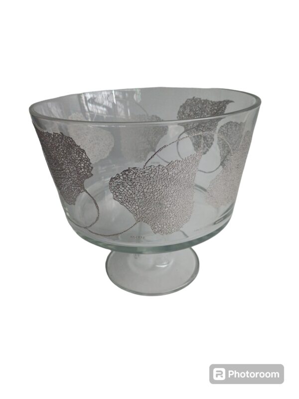 alzata trifle filigrane d21 h19cm foglie argento  linea egizia