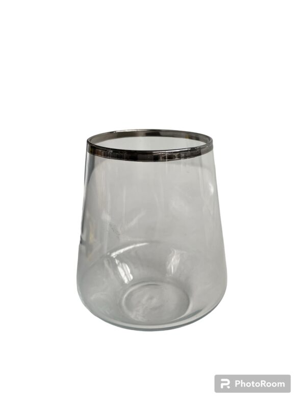 bicchieri acqua box 6pz filo platino d6 h10cm linea egizia