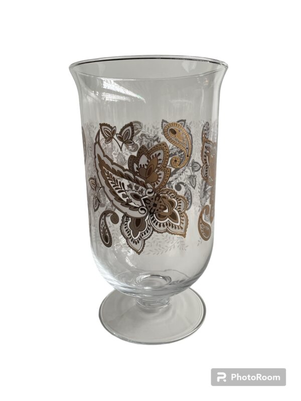 candeliere grande dulcamara gold large candleholder d16.5 h30cm linea egizia