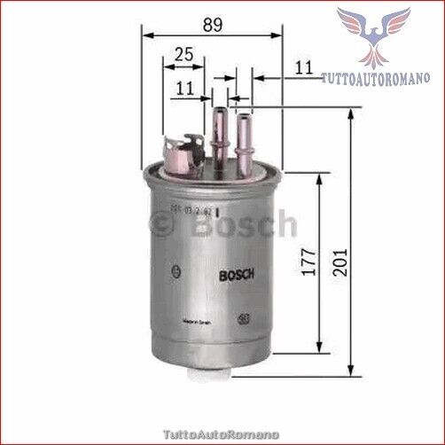 Filtro Bosch gasolio Fiat Mara Bravo Brava