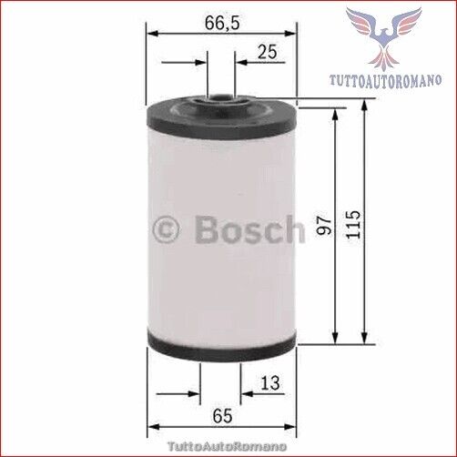 BOSCH 1 457 431 325 Filtro carburante n1325 peugeot
