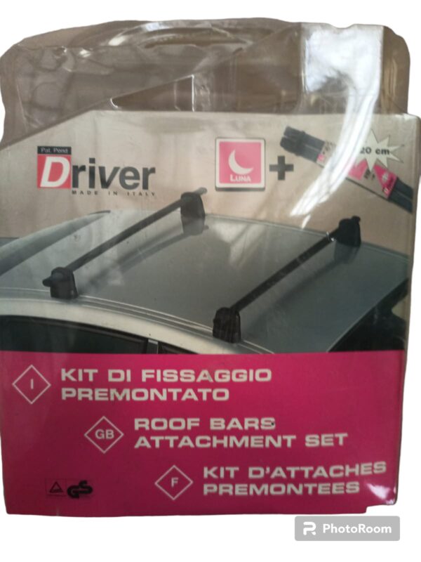 Kit fissaggio premontato PER barre  CITROEN C4 BERLINE E COUPE (senza barre)