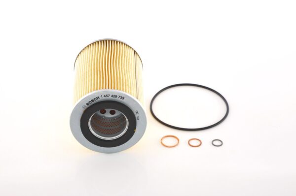 BOSCH P9735 Filtro olio 1 457 429 735 con guarnizioni, Cartuccia filtro (OEN A 401 180 00 09 — MERCEDES-BENZ)