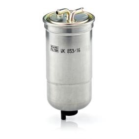 MANN-FILTER WK 853/16 Filtro carburante - AUTOVETTURE + VEICOLI COMMERIALI OE 16901-S6F-E02 — HONDA