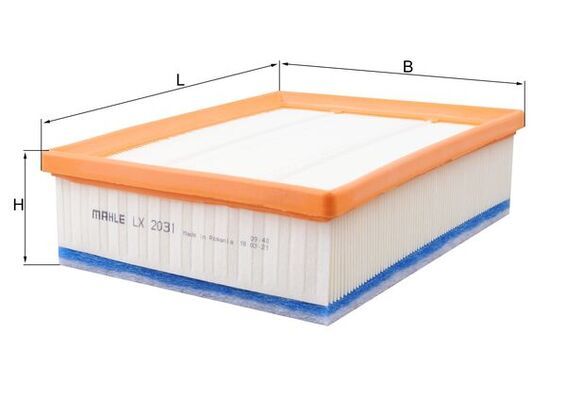 Knecht LX 2031 Filtro Motore OEM FORD VP7H1U9601AB