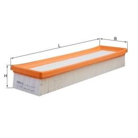 MAHLE ORIGINAL LX 3245 Filtro aria OE 1444VL — PEUGEOT / CITROËN
