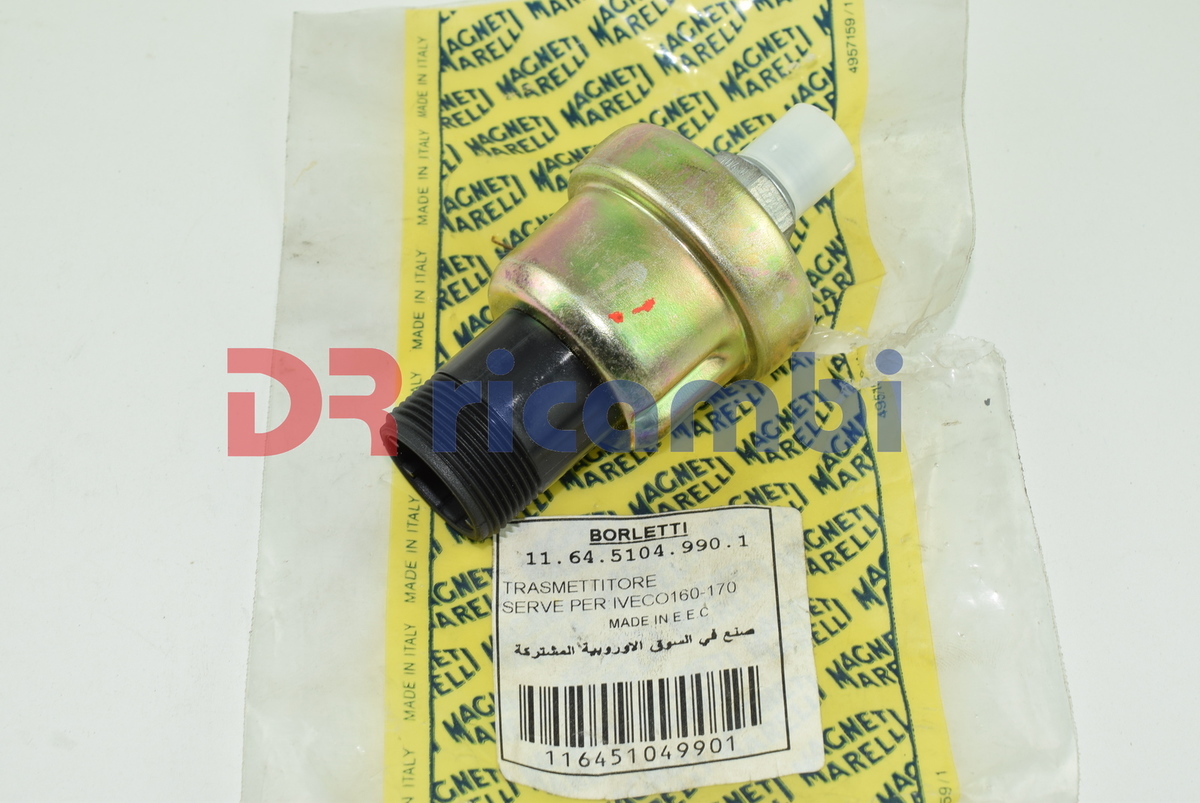 MAGNETI MARELLI SENSORE PRESSIONE OLIO VEGLIA PER IVECO TURBOSTAR TURBOTECH MAGNETI 116451049901