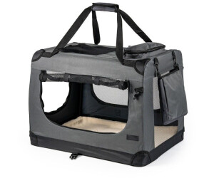 lionto by dibea (TB10013) Trasportino per cani, pieghevole, borsa per animali di piccola taglia, taglia (XL), 82 x 58 x 58 cm, GRIGIO