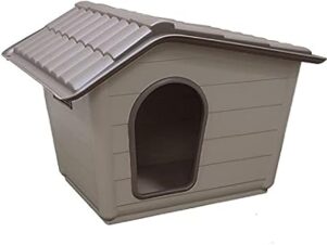 MP Bergamo Cuccia per Cani Gatti Sprint Mini CASETTA Toupe da 2/8 kg Cuccioli Giardino SMONTABILE (USATA SOLO PER ESPOSIZIONE)